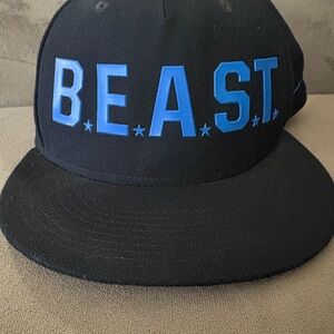 Nike Kids Black Cap with Blue BEAST Design